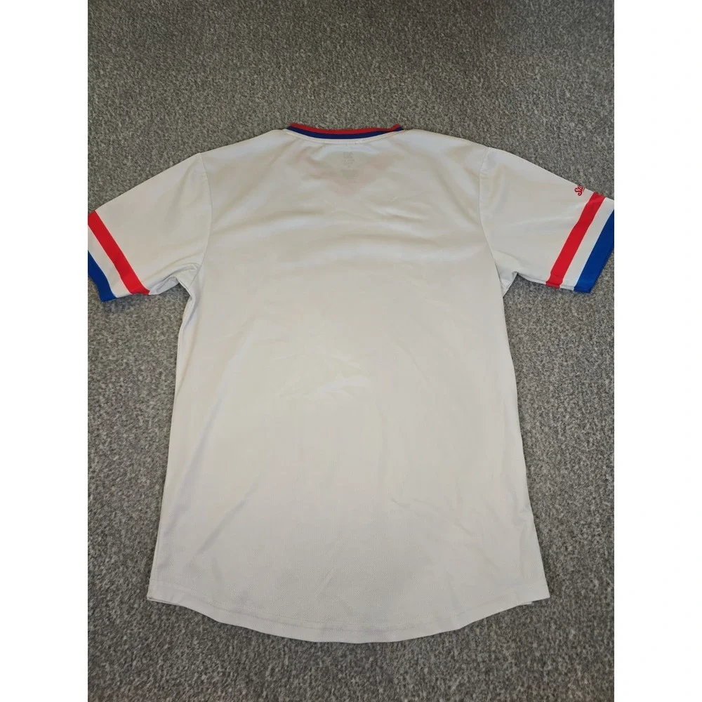 Texas Rangers Retro Throwback SGA Pullover Jersey V-Neck Medium